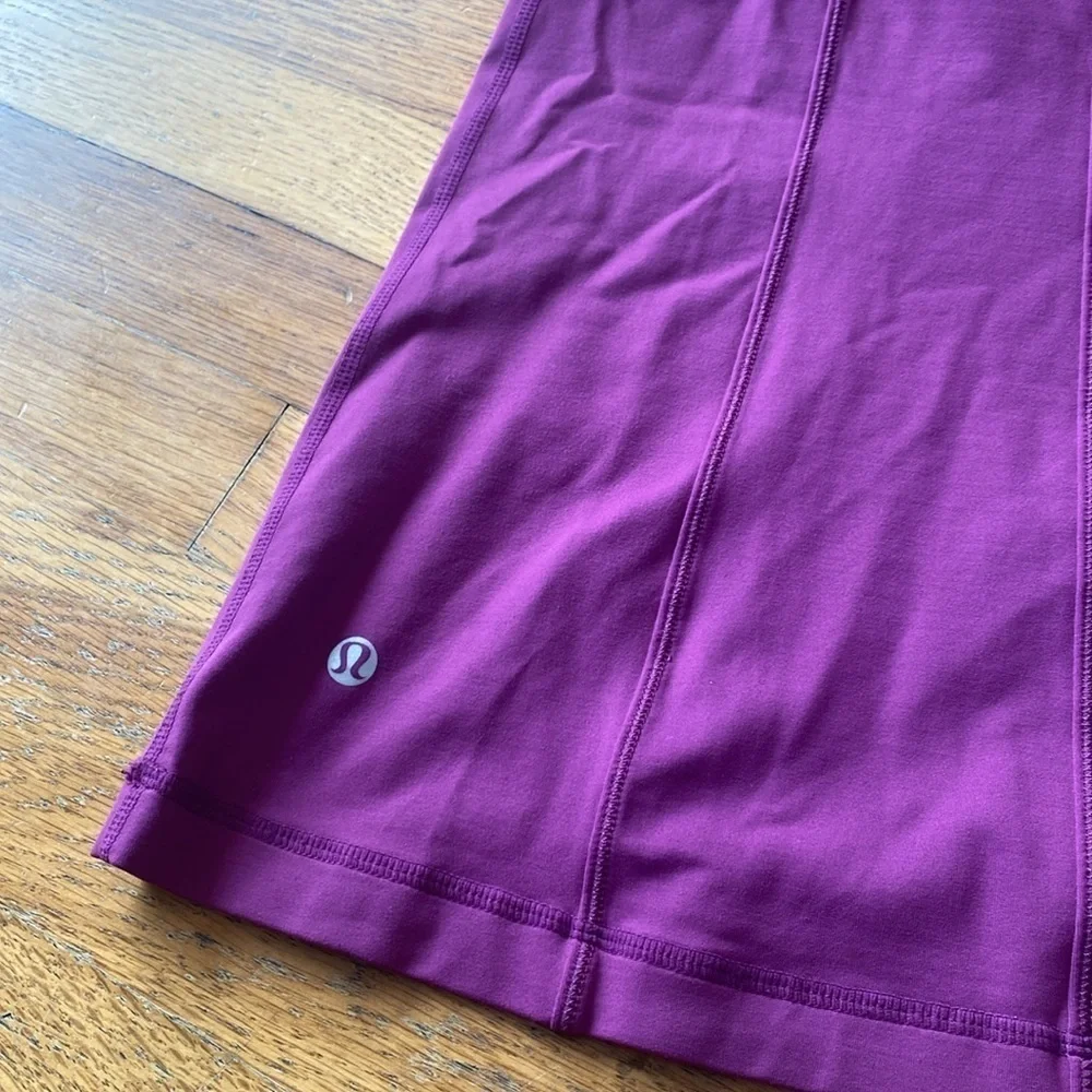 Lululemon WARRIOR 1 Purple Magenta workout tank top size 6